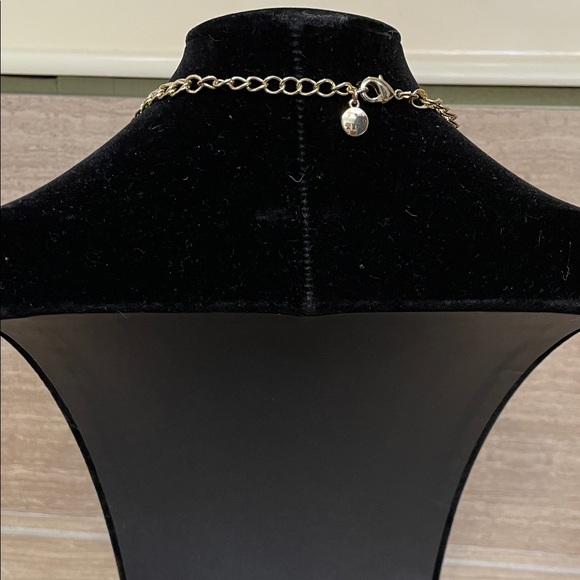 CHARTER CLUB UEC Chic Blue and Gold Statement Adjustable Necklace - Picture 6 of 8